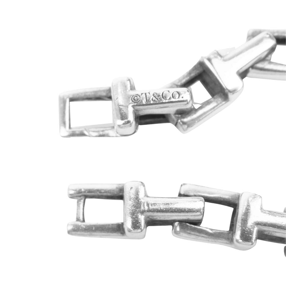 TIFFANY&Co. ティファニー 国内正規品 Tチェーン  ラージ ネックレス L シルバー系【中古】