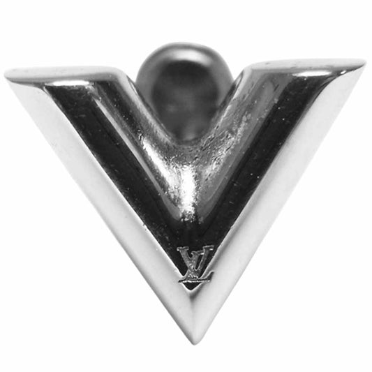 LOUIS VUITTON ルイ・ヴィトン M63208 スタッズ エッセンシャル V ピアス 片耳 シルバー系【中古】