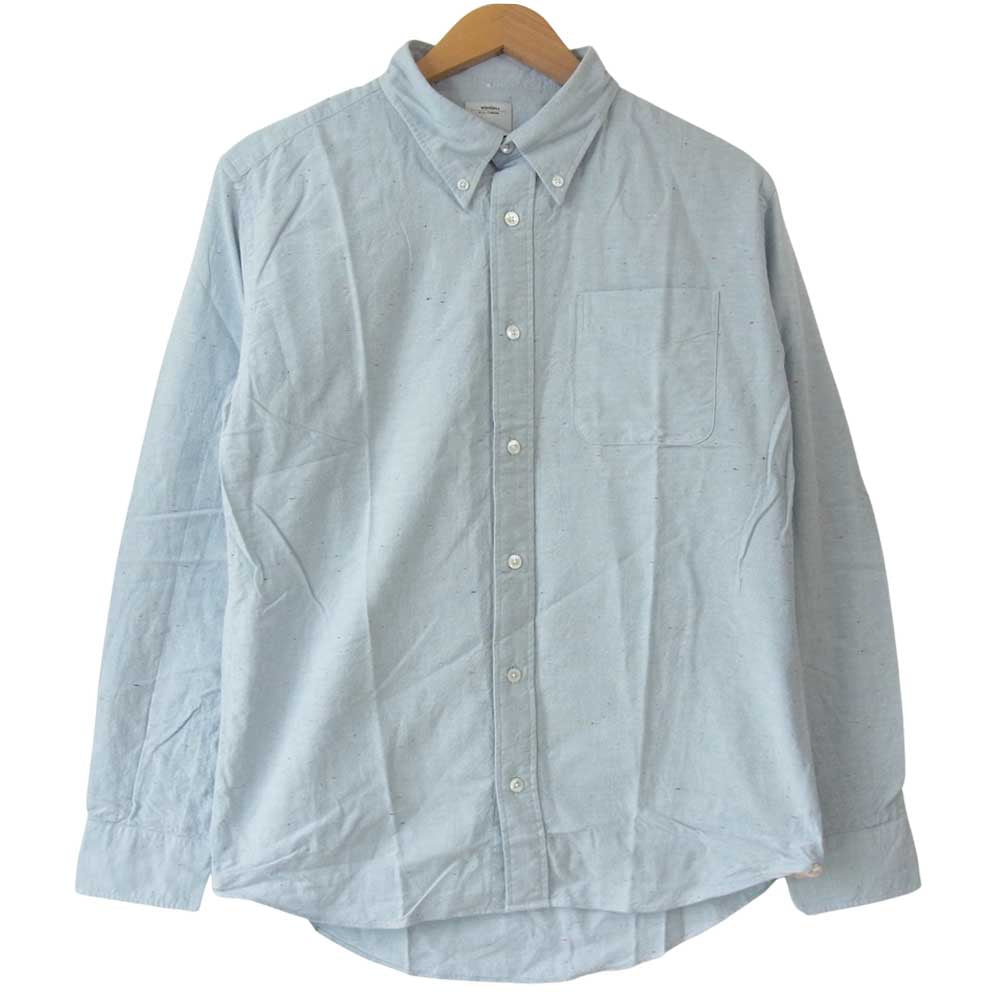 VISVIM ビズビム VS0001934-04 V+V OXFORD KUBA SHIRTS B.D ボタンダウン オックスフォード キューバ シャツ ブルー系 2【極上美品】【中古】