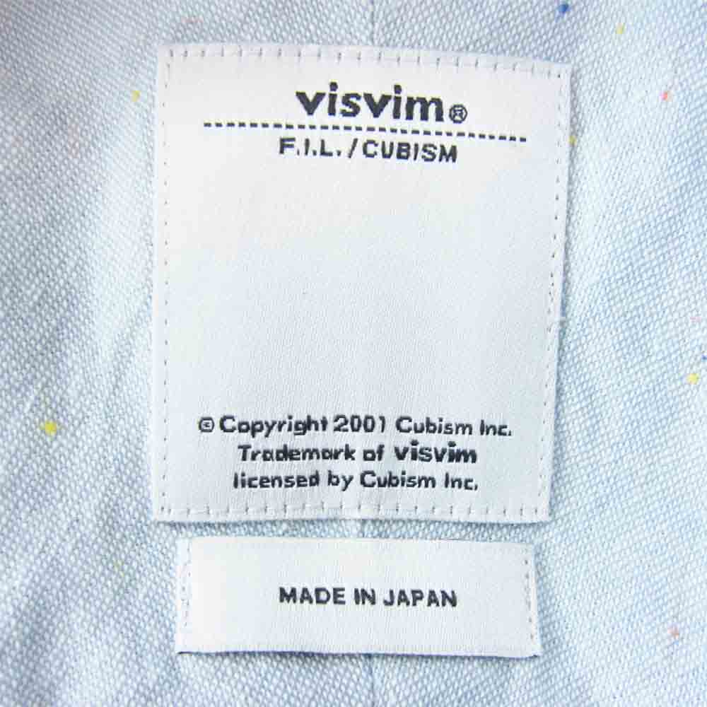 VISVIM ビズビム VS0001934-04 V+V OXFORD KUBA SHIRTS B.D ボタンダウン オックスフォード キューバ シャツ ブルー系 2【極上美品】【中古】