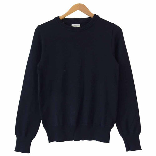 VISVIM ビズビム 15SS  0115105015002 CREW NECK SWEATER FR クルーネックニット ネイビー系 1【美品】【中古】