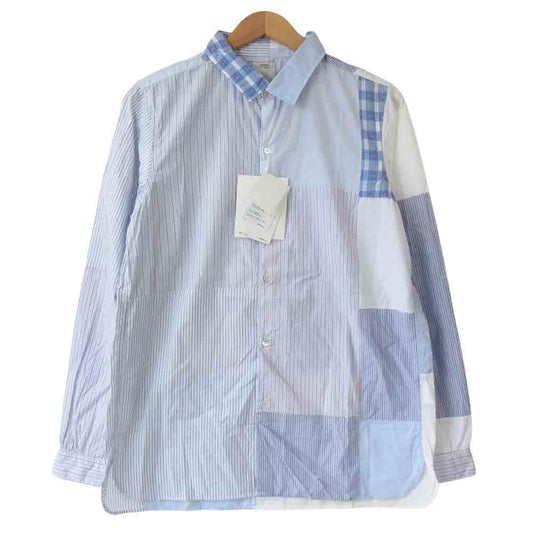 VISVIM ビズビム 16SS 0116105011023 LONG RIDER SHIRT L/S FLUX P.W ライダー シャツ ブルー系 2【中古】