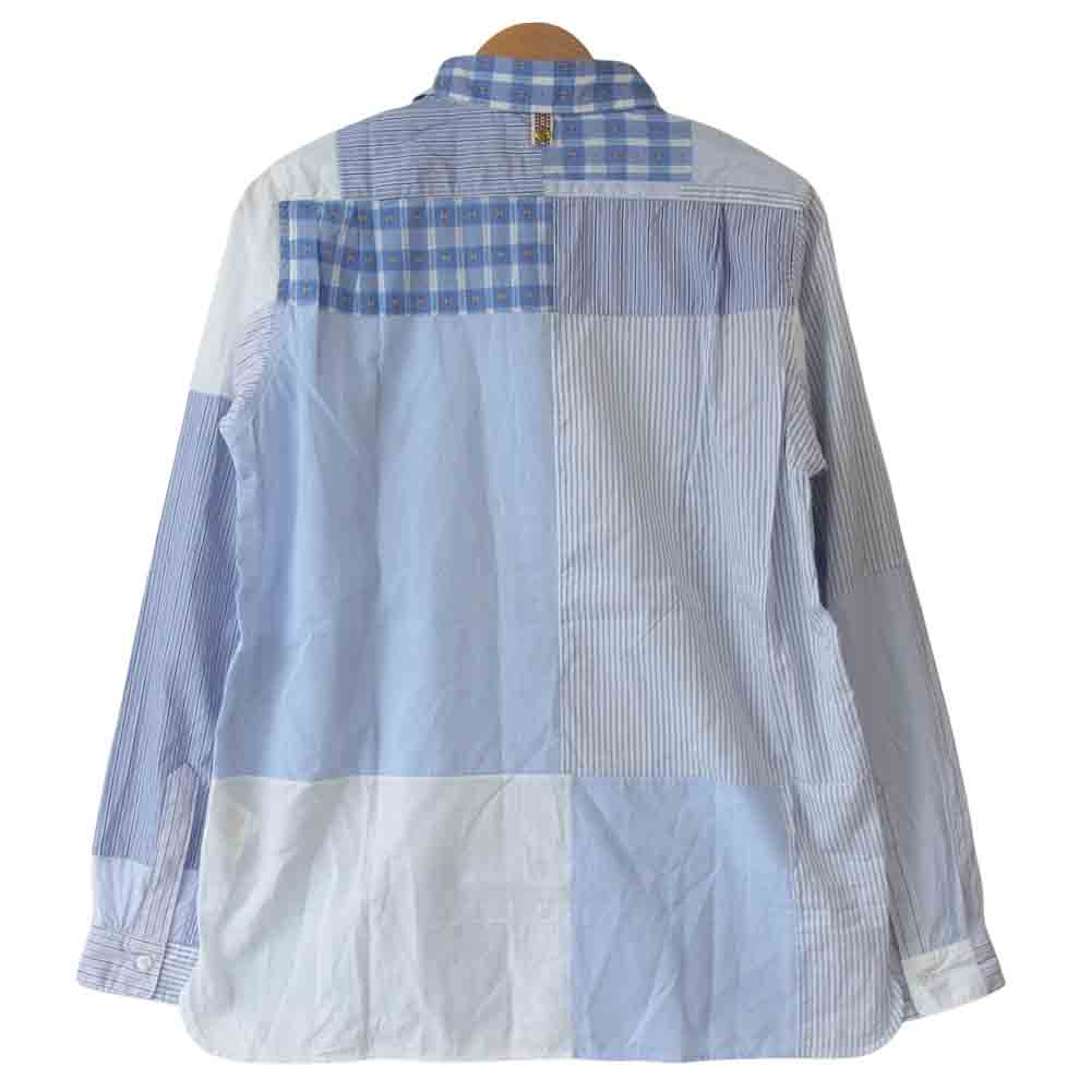 VISVIM ビズビム 16SS 0116105011023 LONG RIDER SHIRT L/S FLUX P.W ライダー シャツ ブルー系 2【中古】