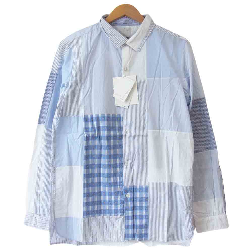 VISVIM ビズビム 16SS 0116105011023 LONG RIDER SHIRT L/S FLUX P.W ライダー シャツ ブルー系 3【中古】