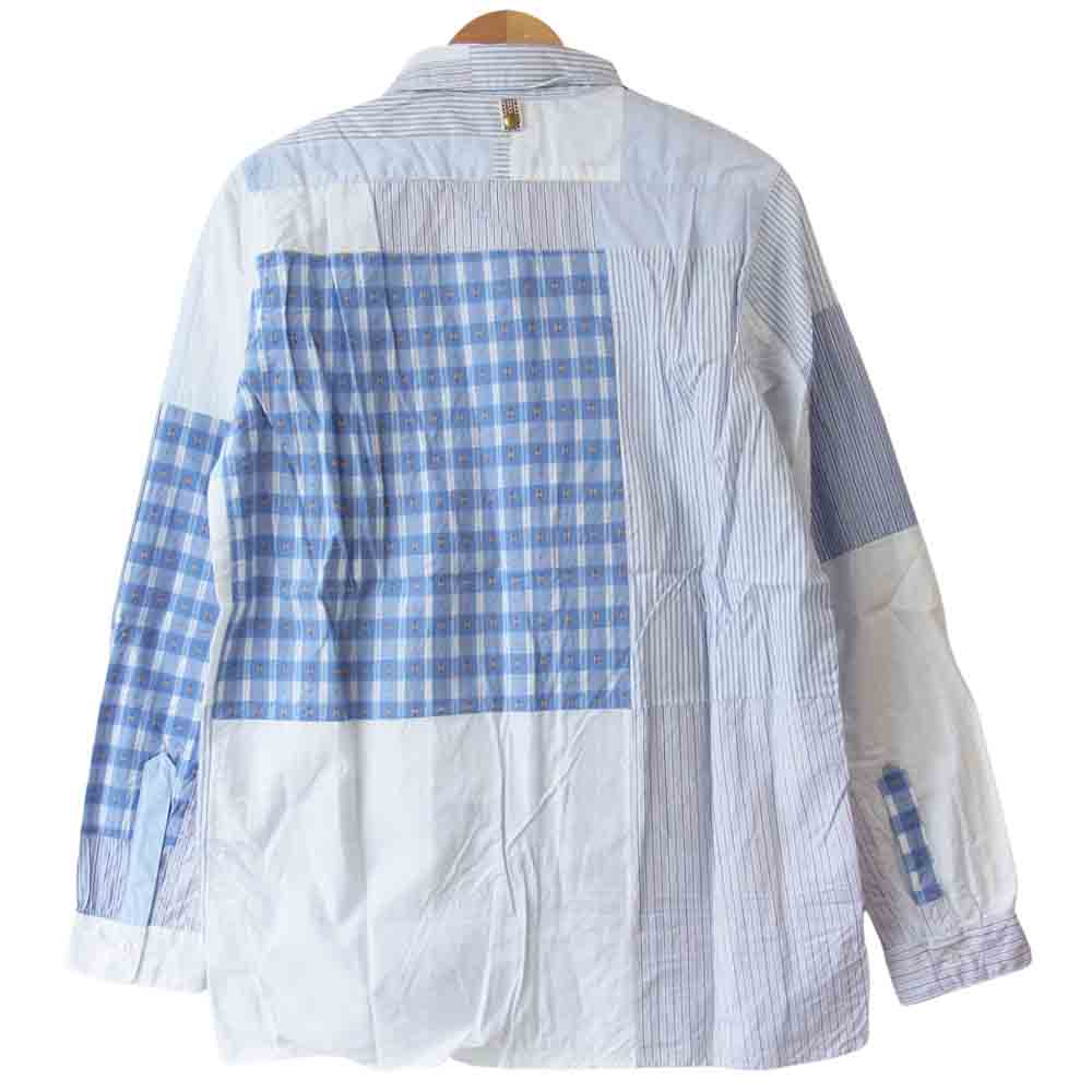 VISVIM ビズビム 16SS 0116105011023 LONG RIDER SHIRT L/S FLUX P.W ライダー シャツ ブルー系 3【中古】