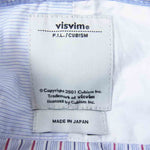 VISVIM ビズビム 16SS 0116105011023 LONG RIDER SHIRT L/S FLUX P.W ライダー シャツ ブルー系 3【中古】