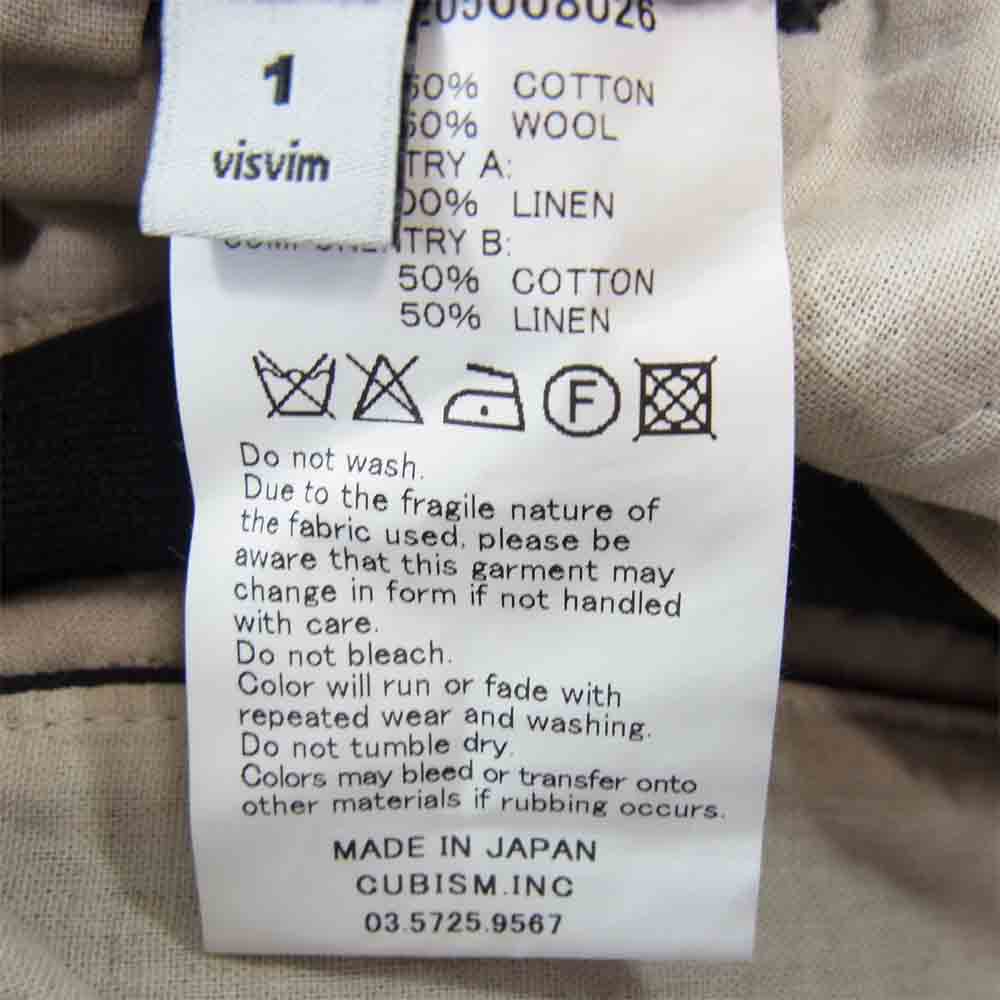 VISVIM ビズビム 14AW 0114205008026 GRANGER JODHPURS ジョッパーズ パンツ ブラック系 1【中古】