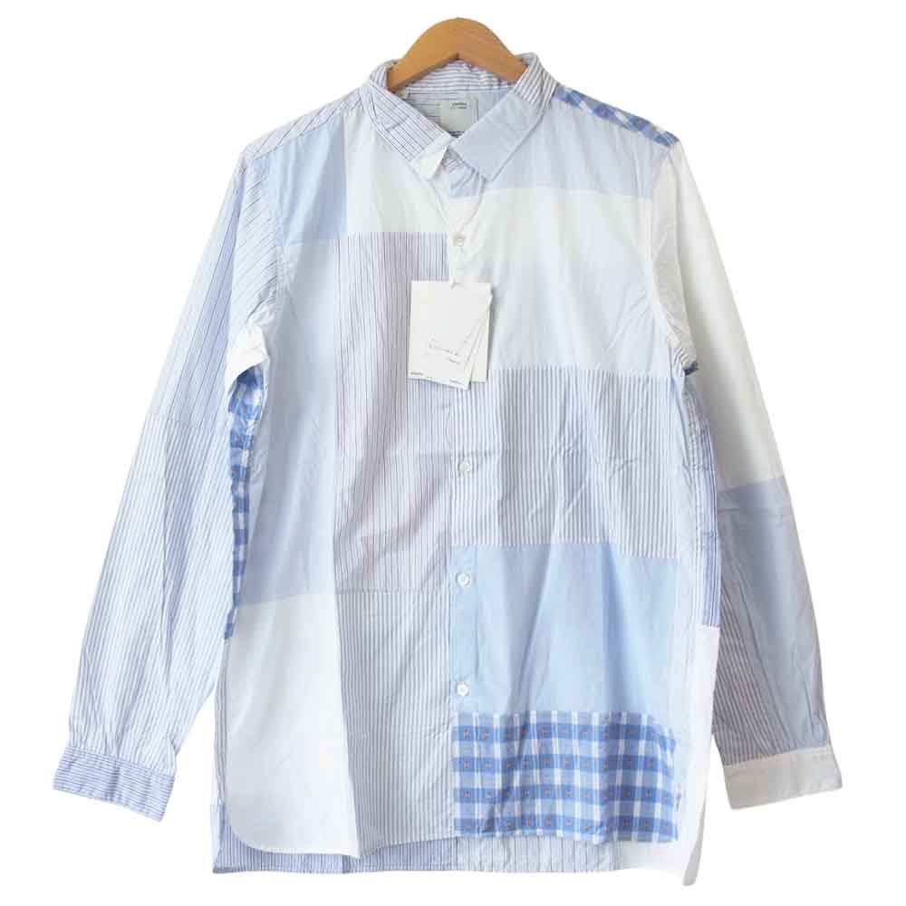 VISVIM ビズビム 0116105011023 LONG RIDER SHIRT L/S FLUX P.W ライダー シャツ ブルー系 4【新古品】【未使用】【中古】