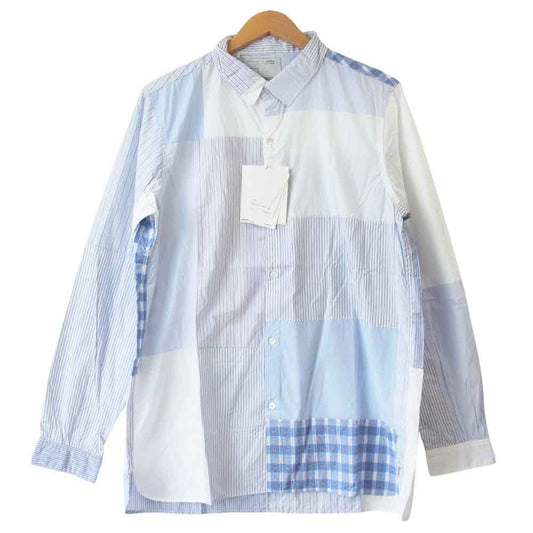 VISVIM ビズビム 0116105011023 LONG RIDER SHIRT L/S FLUX P.W ライダー シャツ ブルー系 4【新古品】【未使用】【中古】