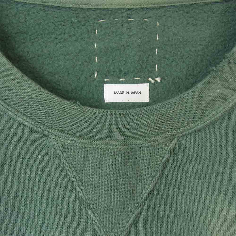 VISVIM ビズビム 19SS 0119105010021 JUMBO SWEAT L/S UNEVEN DYE ジャンボ スウェット グリーン系 4【新古品】【未使用】【中古】