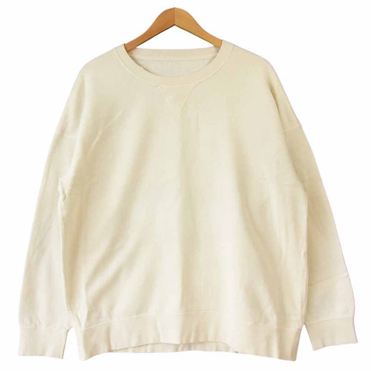 VISVIM ビズビム 19SS 0119105010021 JUMBO SWEAT L/S UNEVEN DYE ジャンボ スウェット アイボリー系 4【新古品】【未使用】【中古】