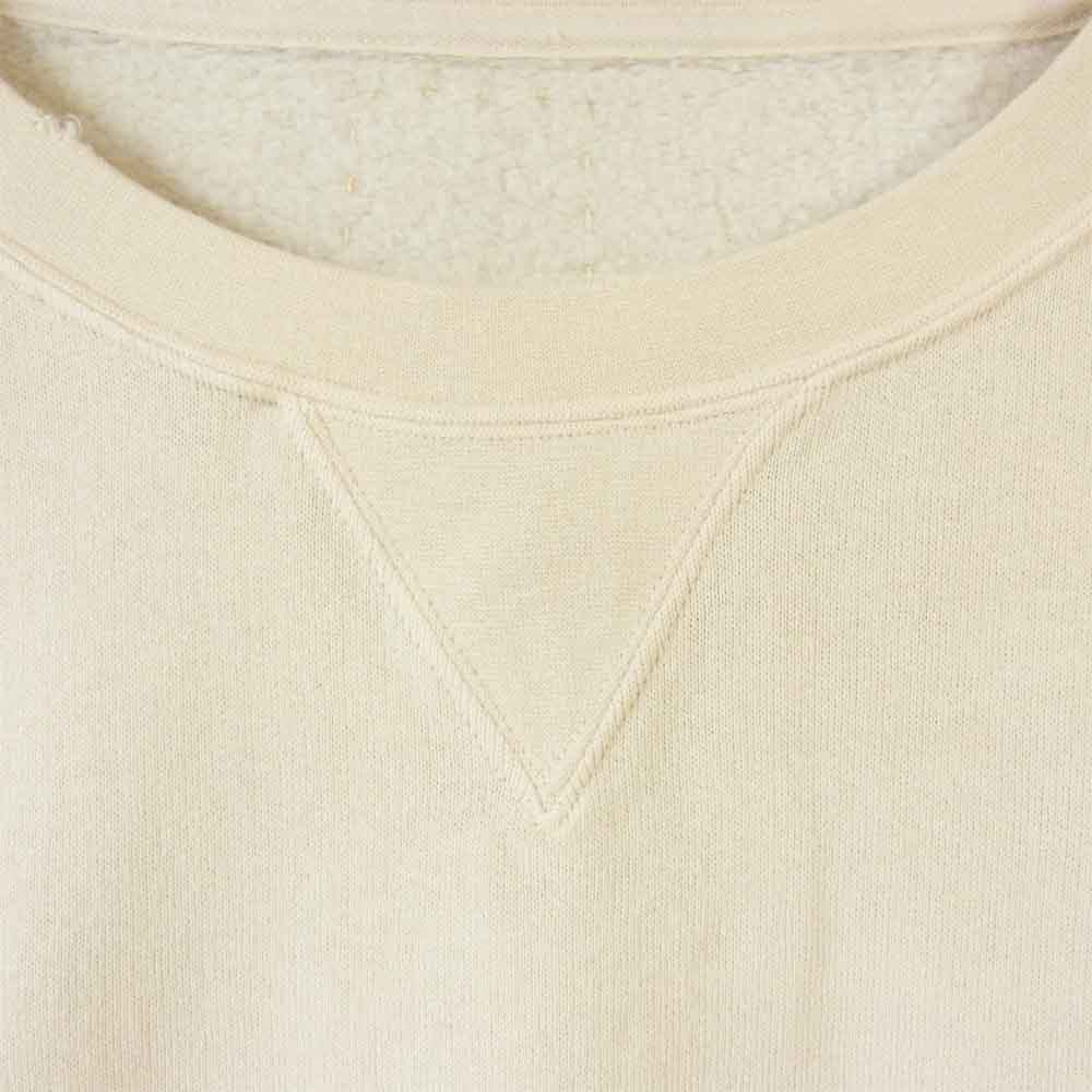 VISVIM ビズビム 19SS 0119105010021 JUMBO SWEAT L/S UNEVEN DYE ジャンボ スウェット アイボリー系 4【新古品】【未使用】【中古】