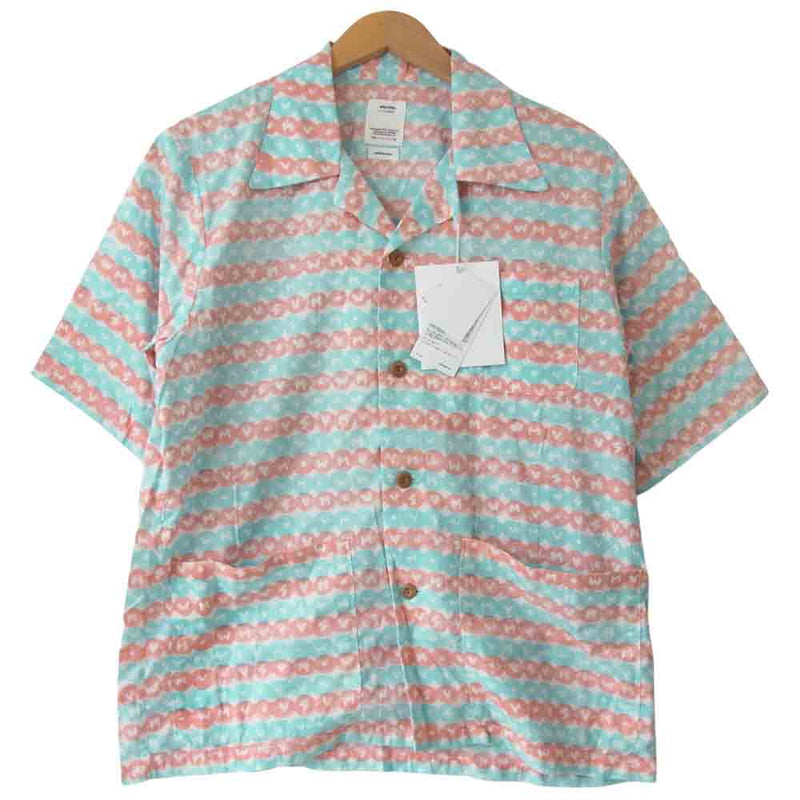 VISVIM ビズビム 19SS 0119105011028 ELLERY SHIRT S/S HAVELI PINK PATTERN シャツ マルチカラー系 2【中古】