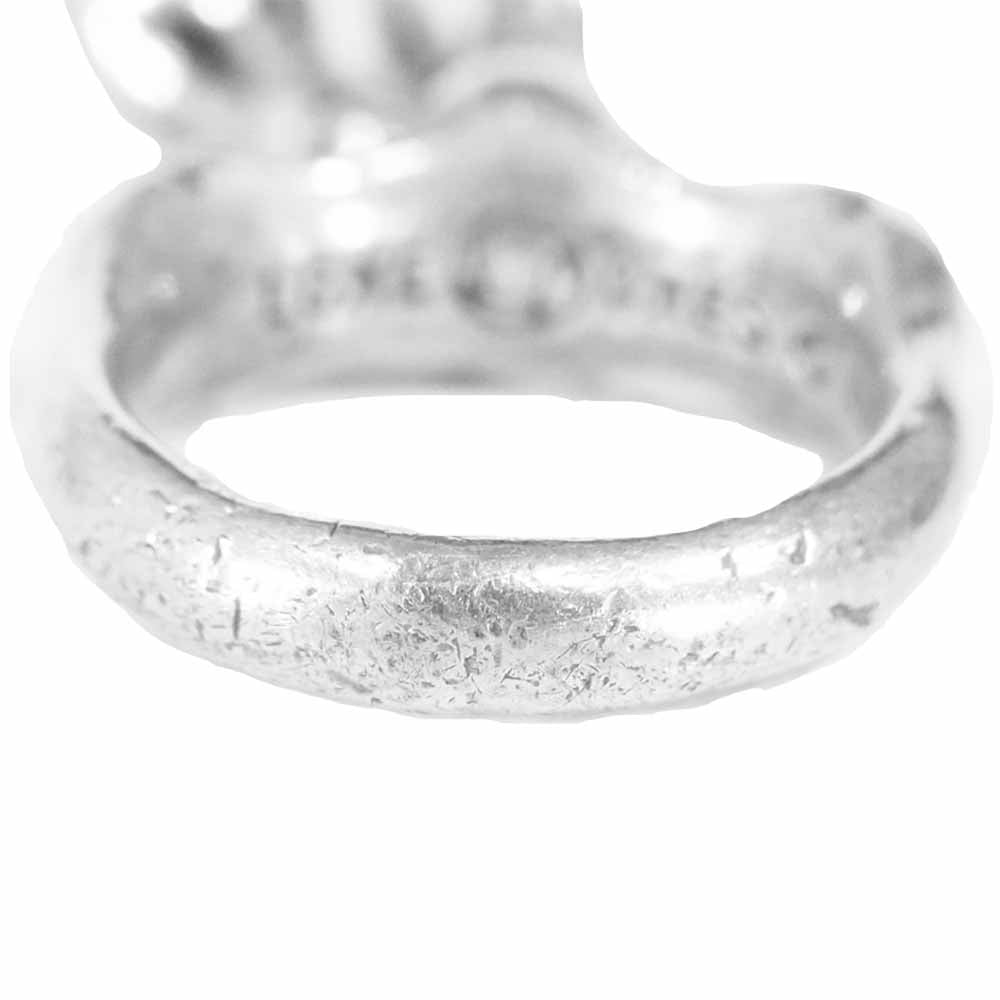 LONE ONES ロンワンズ Two Tear Bell Ring 2 ティアベル リング 指輪 シルバー系 9号程度【中古】