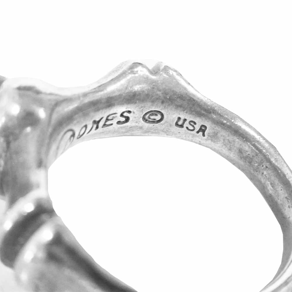 LONE ONES ロンワンズ Two Tear Bell Ring 2 ティアベル リング 指輪 シルバー系 9号程度【中古】