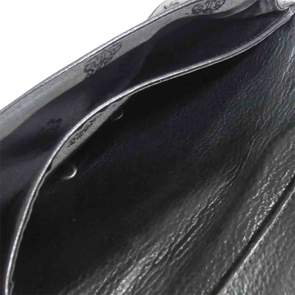 CHROME HEARTS クロムハーツ（原本無） LNG SNGL FLD TIPS WALLET ロング シングルフォールド チップ ウォレット ブラック系【中古】