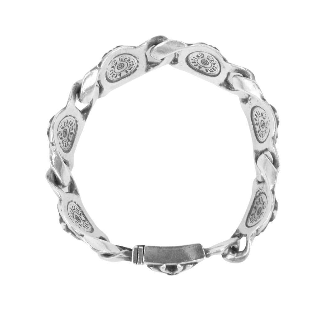 CHROME HEARTS クロムハーツ（原本無） 6LINK クロスリンク ブレスレット シルバー系【中古】