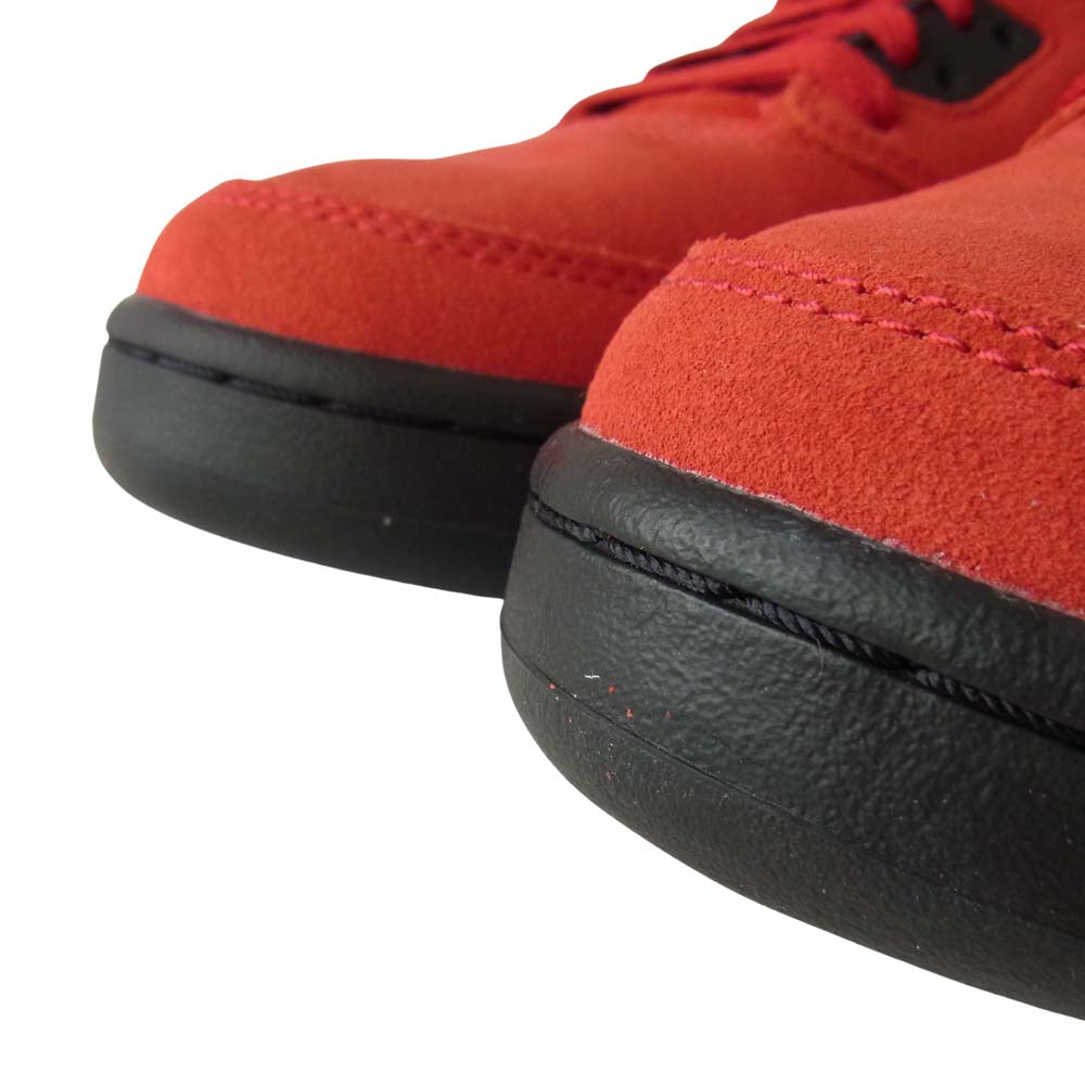 NIKE AIR JORDAN ナイキ ジョーダン DD0587-600 5 RETRO RAGING BULL VARSITY RED TORO BRAVO レトロ ハイ スニーカー レッド系 27.5【新古品】【未使用】【中古】