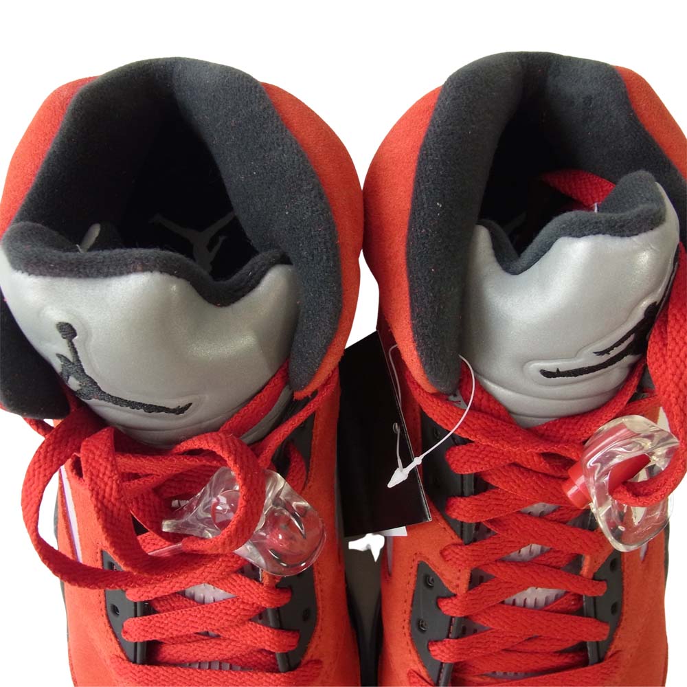 NIKE AIR JORDAN ナイキ ジョーダン DD0587-600 5 RETRO RAGING BULL VARSITY RED TORO BRAVO レトロ ハイ スニーカー レッド系 27.5【新古品】【未使用】【中古】
