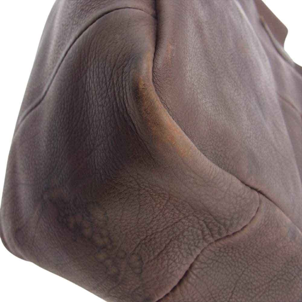 ゲンテン レッジェーロ2 レザー ハンドバッグ ハンド バッグ ダークブラウン系【中古】