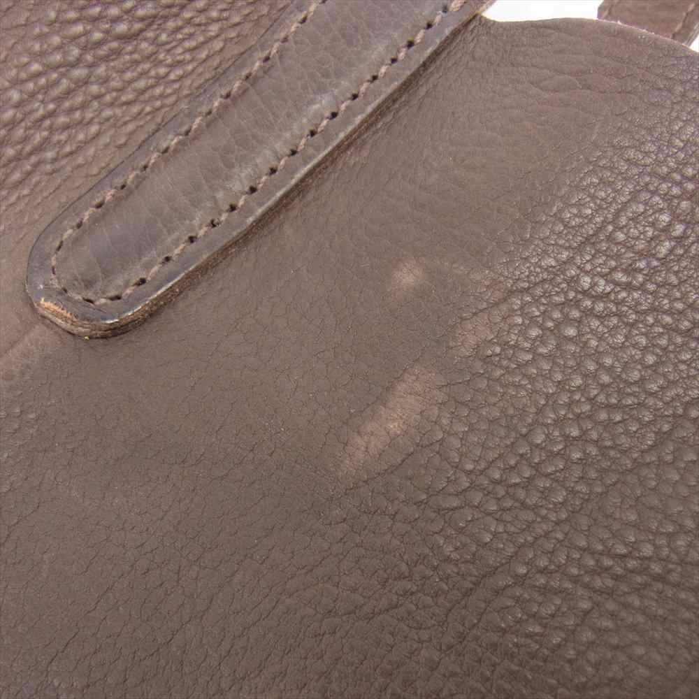 ゲンテン レッジェーロ2 レザー ハンドバッグ ハンド バッグ ダークブラウン系【中古】