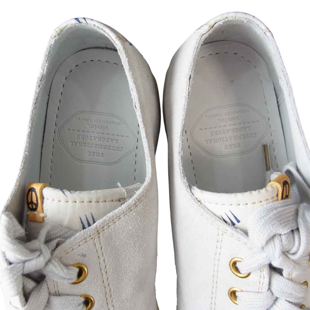 VISVIM ビズビム 14SS 0114102002006 Skagway Lo Folk ローカット スニーカー グレー系 8【新古品】【未使用】【中古】