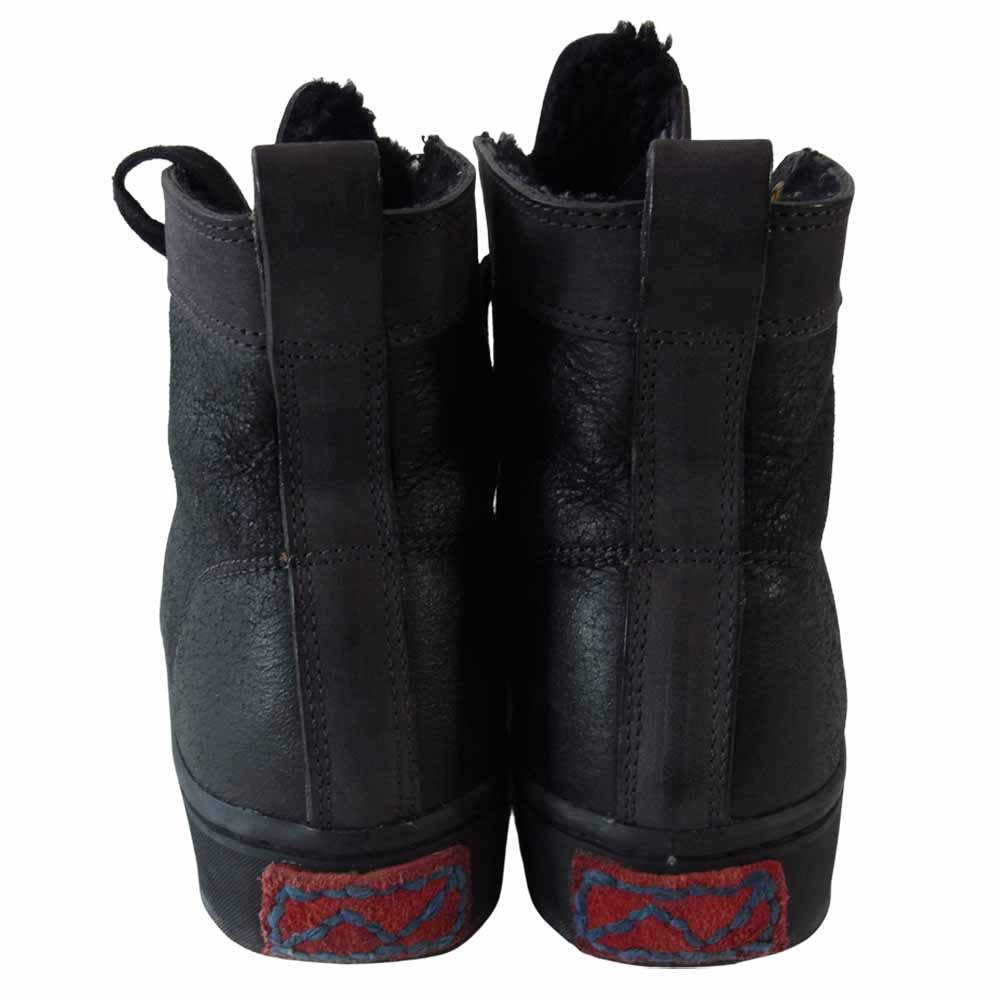 VISVIM ビズビム 14AW 0114202002008 Skagway Hi Folk ハイカット スニーカー ブラック系 8【中古】