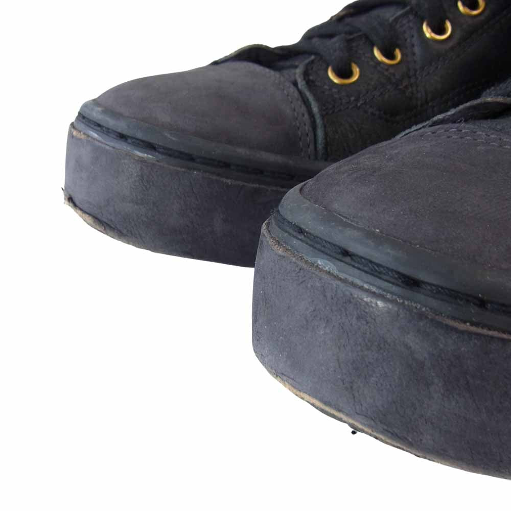 VISVIM ビズビム 14AW 0114202002008 Skagway Hi Folk ハイカット スニーカー ブラック系 8【中古】