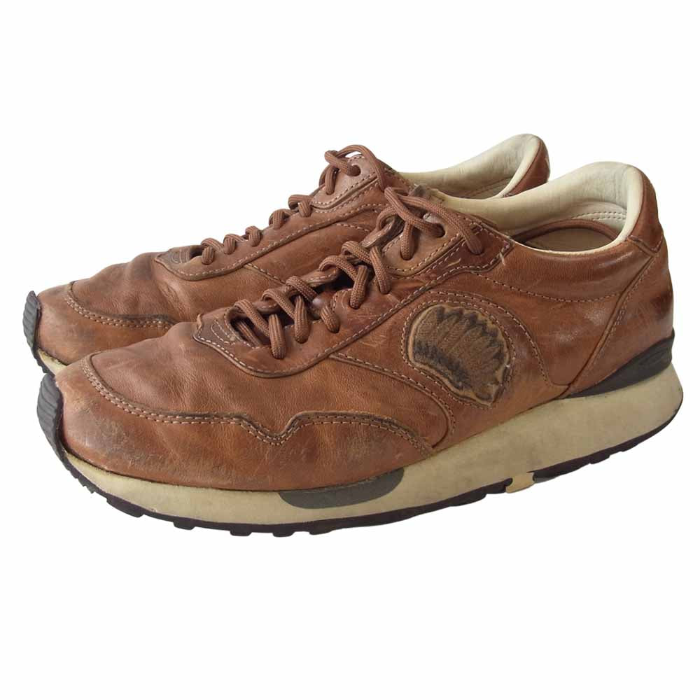 VISVIM ビズビム 0116201001004 ROLAND JOGGER HORSEHIDE ローランド ジョガー ホースハイド スニーカー ブラウン系 9【中古】