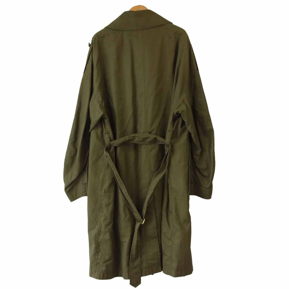 VISVIM ビズビム 0119205013010 DASHIELL TRENCH V トレンチコート カーキ系 1【中古】
