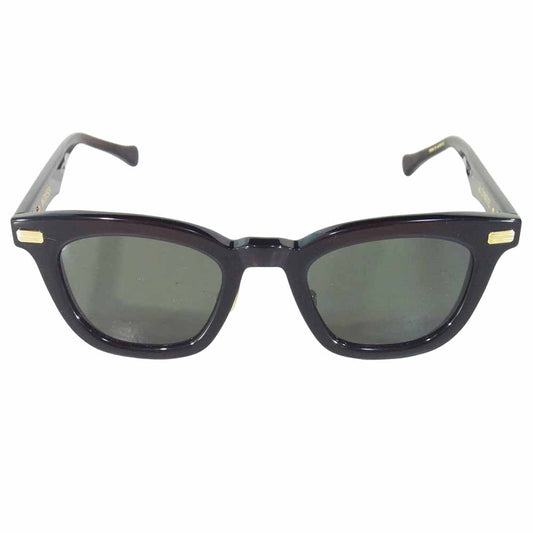 WACKO MARIA ワコマリア NATIVESONS-WM-EM02-B NATIVESONS ネイティブサンズ KOWALSKI サングラス ブラック系 47.5□22-146【美品】【中古】