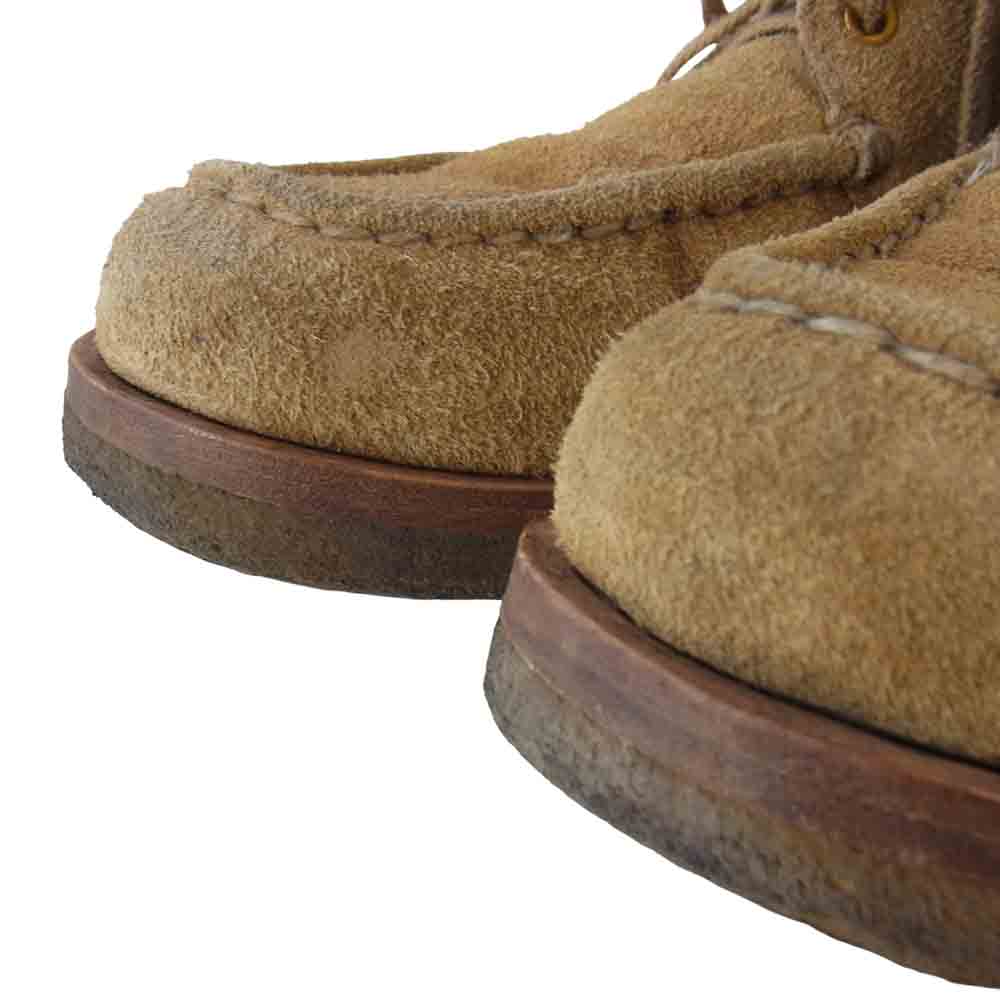VISVIM ビズビム COMANCHE BOOTS MID FOLK スエード ミッド ブーツ ベージュ系 8【中古】