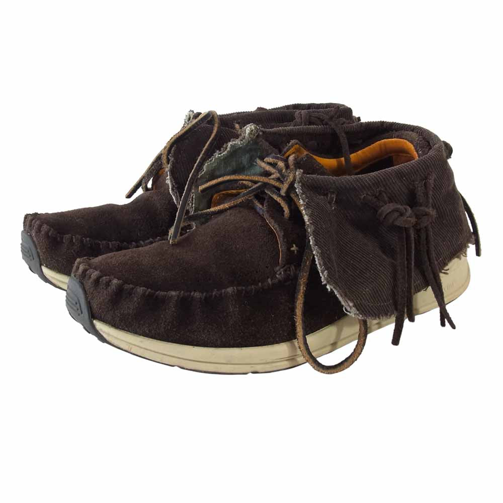 VISVIM ビズビム 13AW 0113201001006 FBT CORDUROY BROWN モカシン コーデュロイ ブーツ ブラウン系 8【中古】