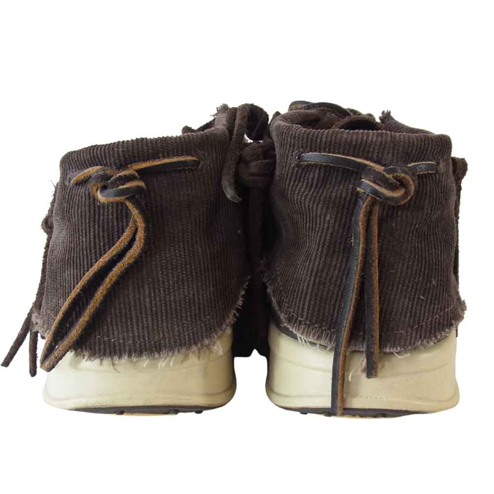 VISVIM ビズビム 13AW 0113201001006 FBT CORDUROY BROWN モカシン コーデュロイ ブーツ ブラウン系 8【中古】