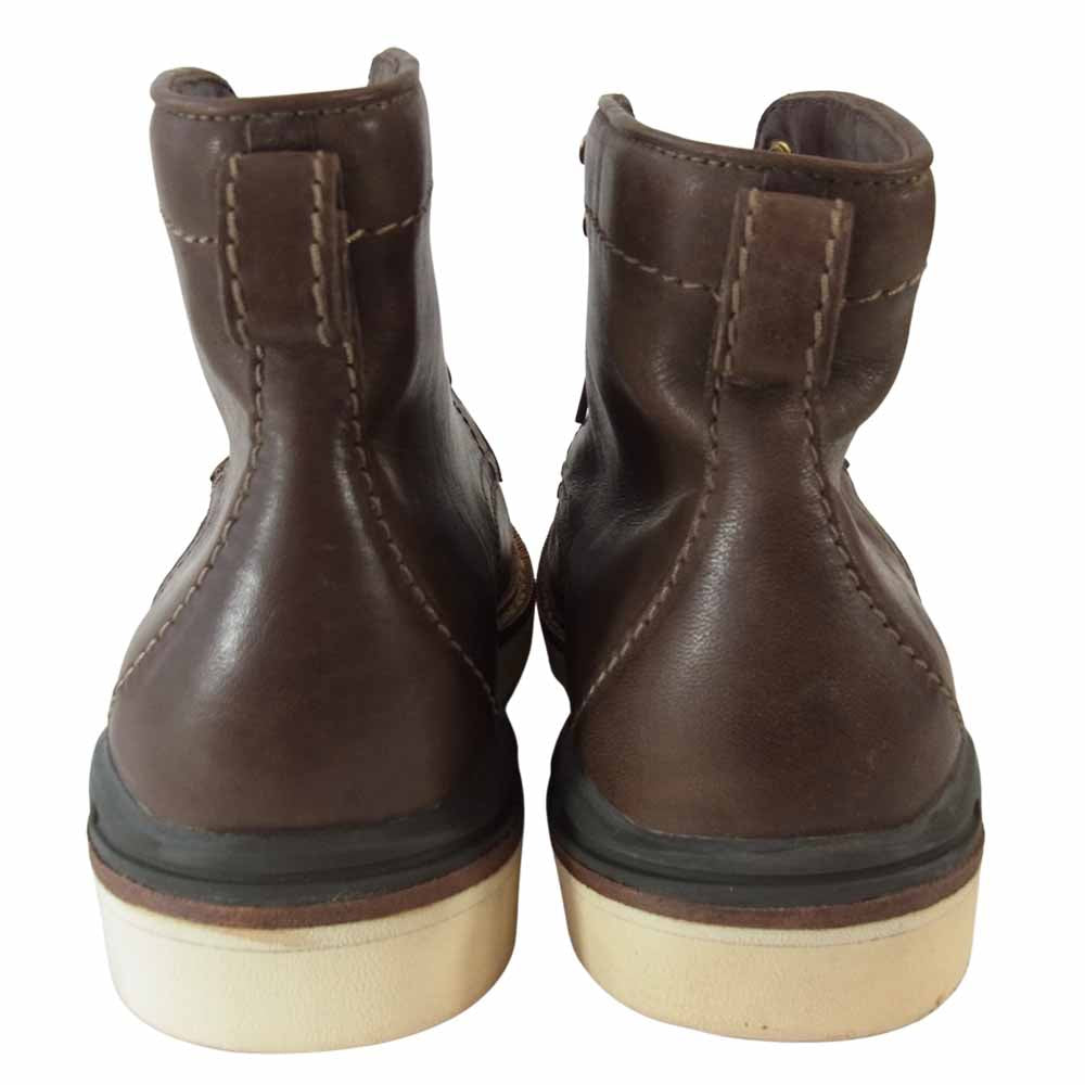 VISVIM ビズビム ARMIGER BOOTS FOLK レザー ブーツ ブラウン系 9.5【極上美品】【中古】