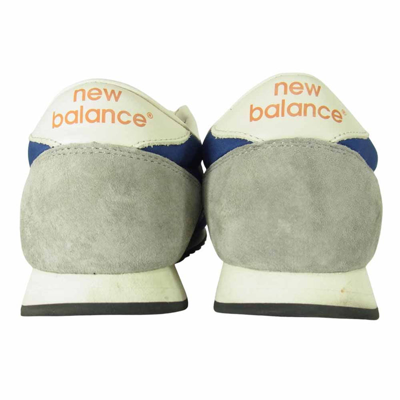 NEW BALANCE ニューバランス U420SRBB スエード ローカット スニーカー ブルー系 28cm【美品】【中古】