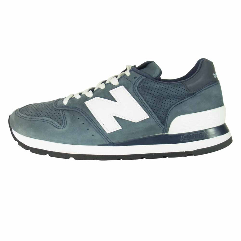 NEW BALANCE ニューバランス M995DNN USA製 ローカット スニーカー ネイビー系 27cm【美品】【中古】