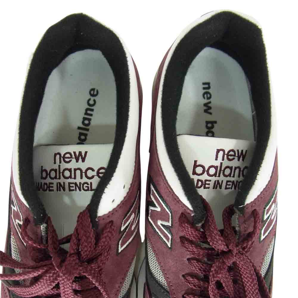NEW BALANCE ニューバランス M1500PRW 英国製 スエード ローカット スニーカー エンジ系 26.5cm【極上美品】【中古】