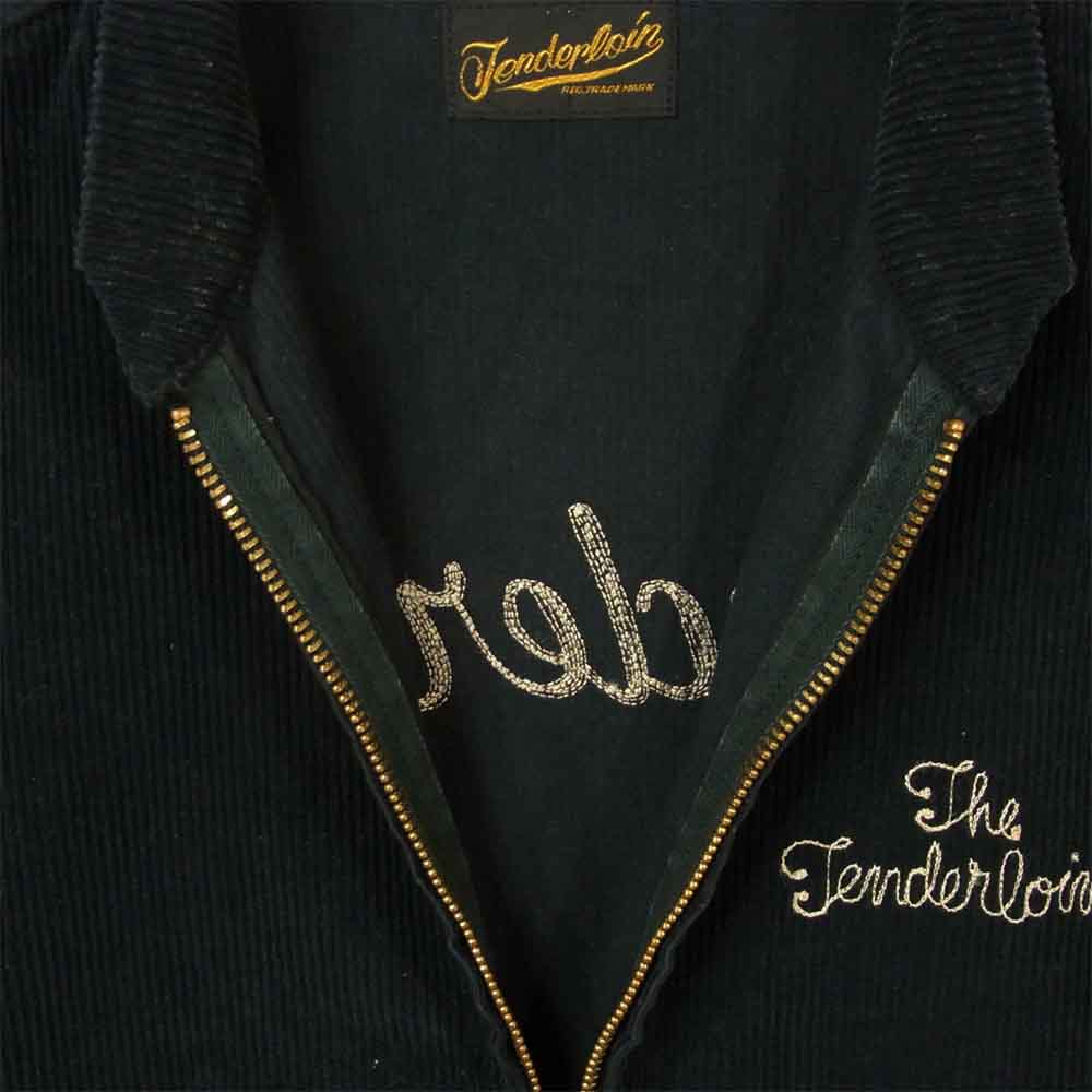 TENDERLOIN テンダーロイン T-STAND CORDUROY JKT スタンドカラー コーデュロイ ジャケット ブラック系 S【中古】
