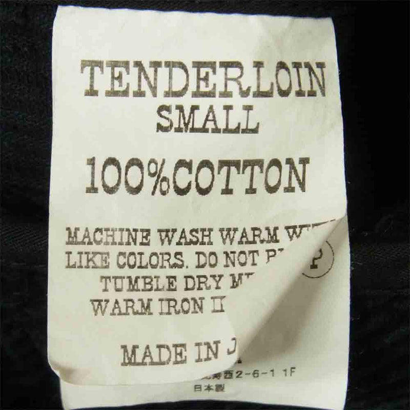 TENDERLOIN テンダーロイン T-STAND CORDUROY JKT スタンドカラー コーデュロイ ジャケット ブラック系 S【中古】