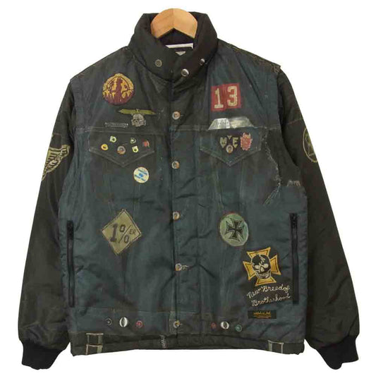 NEIGHBORHOOD ネイバーフッド 142BENH-JKM02S 20TH MF.VE/E-JKT シンサレート 中綿 2WAY 転写 ジャケット インディゴブルー系 S【中古】