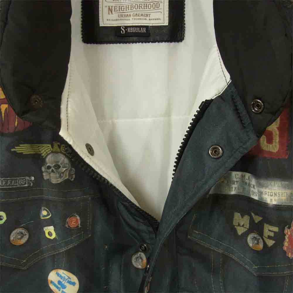 NEIGHBORHOOD ネイバーフッド 142BENH-JKM02S 20TH MF.VE/E-JKT シンサレート 中綿 2WAY 転写 ジャケット インディゴブルー系 S【中古】
