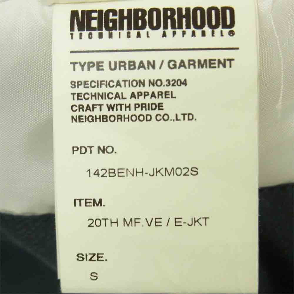 NEIGHBORHOOD ネイバーフッド 142BENH-JKM02S 20TH MF.VE/E-JKT シンサレート 中綿 2WAY 転写 ジャケット インディゴブルー系 S【中古】
