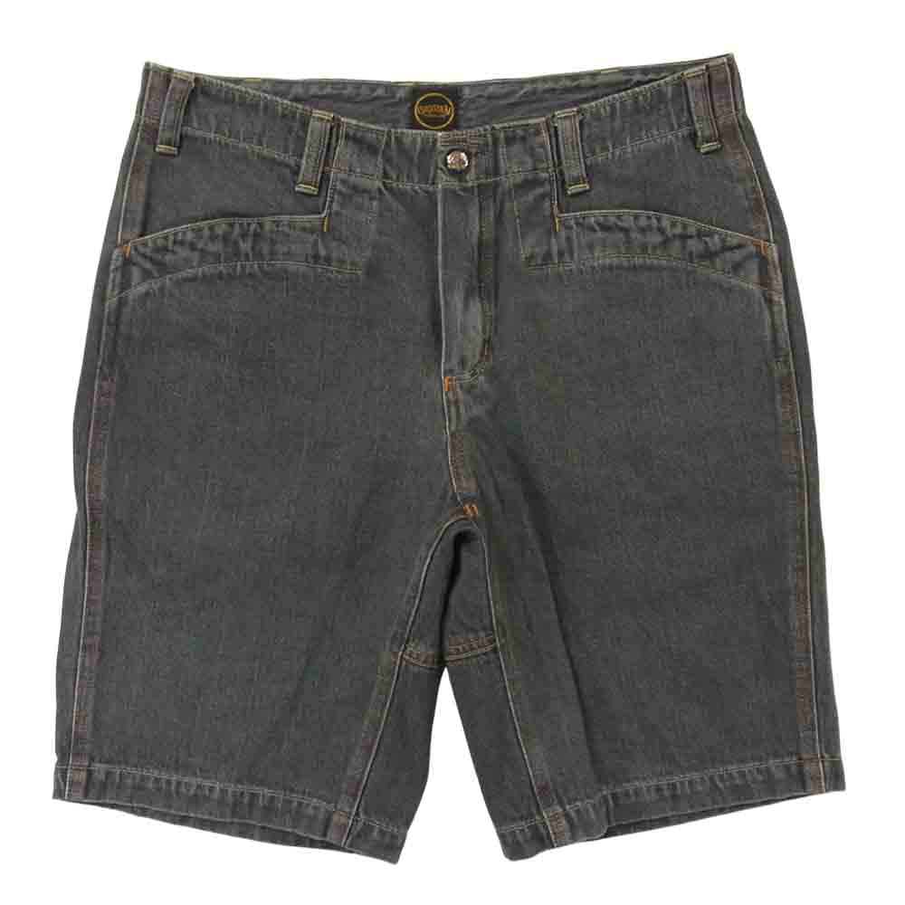 TENDERLOIN テンダーロイン DENIM SHORTS WASH ブラック デニム 加工 ショーツ ショートパンツ グレー系 S【中古】