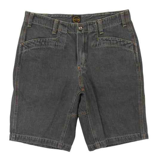 TENDERLOIN テンダーロイン DENIM SHORTS WASH ブラック デニム 加工 ショーツ ショートパンツ グレー系 S【中古】