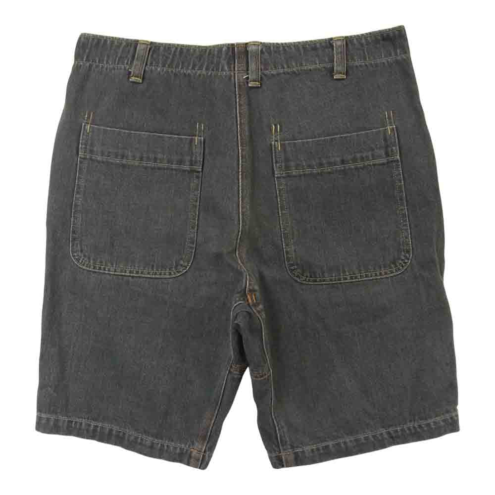 TENDERLOIN テンダーロイン DENIM SHORTS WASH ブラック デニム 加工 ショーツ ショートパンツ グレー系 S【中古】