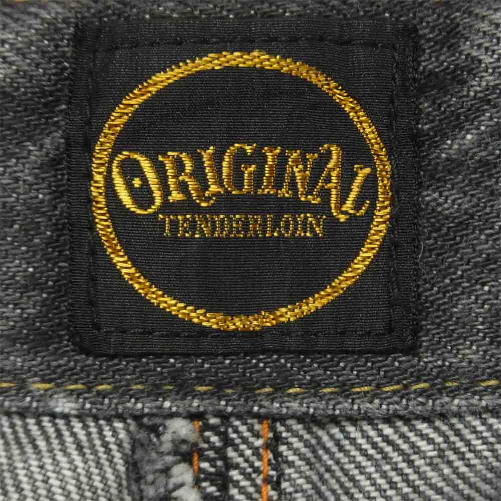 TENDERLOIN テンダーロイン DENIM SHORTS WASH ブラック デニム 加工 ショーツ ショートパンツ グレー系 S【中古】