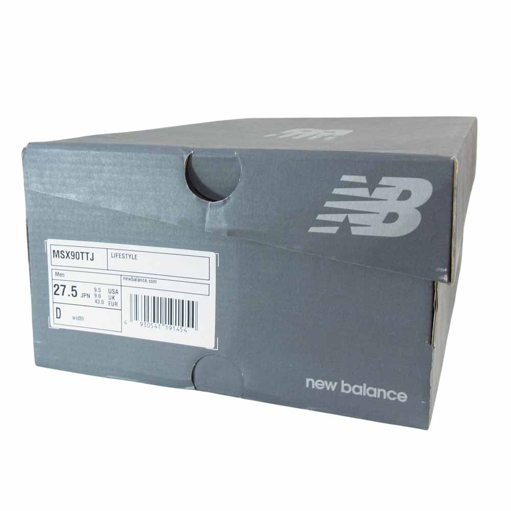 NEW BALANCE ニューバランス MSX90TTJ 27.5cm ブラック系×グレー系 27.5【極上美品】【中古】