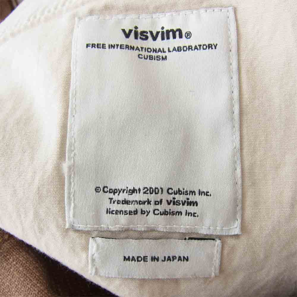 VISVIM ビズビム 0112205008013 FLUXUS 04 CORDS コーデュロイ パンツ ライトブラウン系 1【美品】【中古】