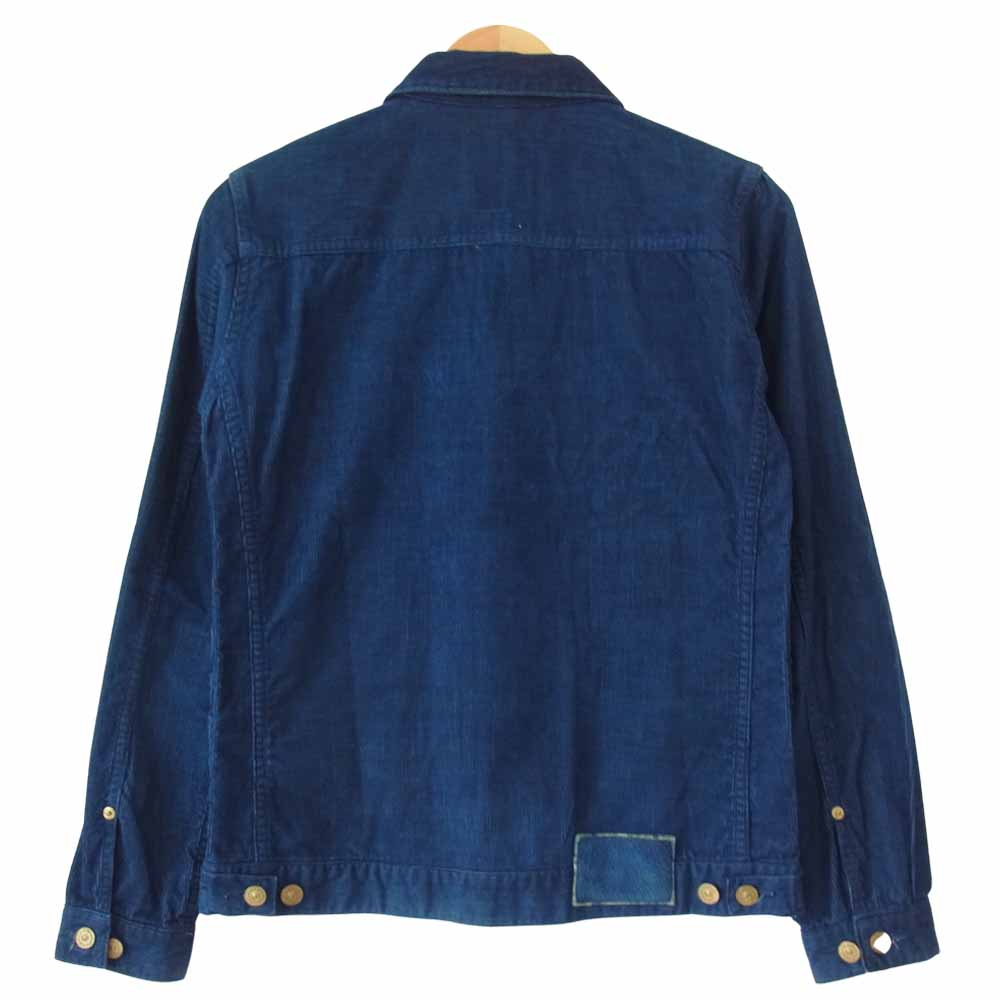 VISVIM ビズビム 15SS 0115105013031 101 JKT N.D SLUB CORDUROY コーデュロイ ジャケット ネイビー系 1【中古】
